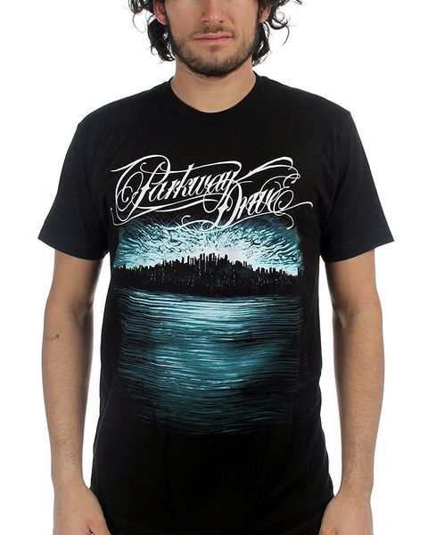 

tee shirt hipster harajuku марка одежды тенниска parkway drive deep blue skyline slim fit футболка спортивная с капюшоном толстовка толстовк