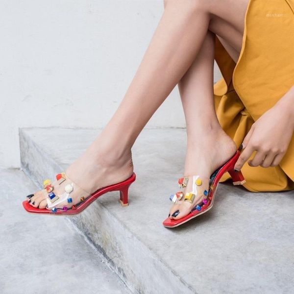 

2020 spring and summer new products color matching korean casual style flat bottomed toe fashion wild sandals female1, Black