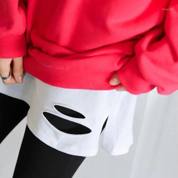 

2021 fake lower sweep skirts for women adjustable layering fake-lower sweep skirt for sweater sweatshirt jackets coat1, Black