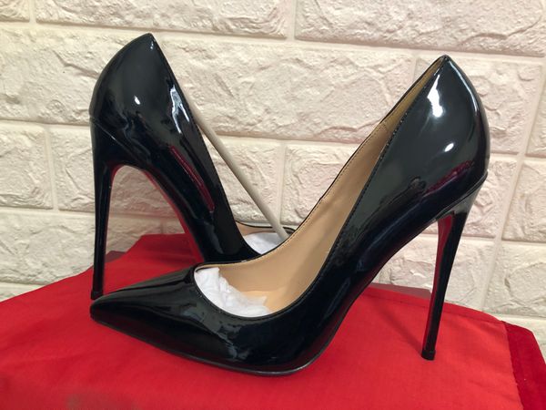 2022 Luxo Vermelho LBottom Sapatos Espécia Preto Nu Mulheres Pumps Sexy Stiletto Salto Alto Primavera Festa de Casamento Mulheres Sapato Feminino