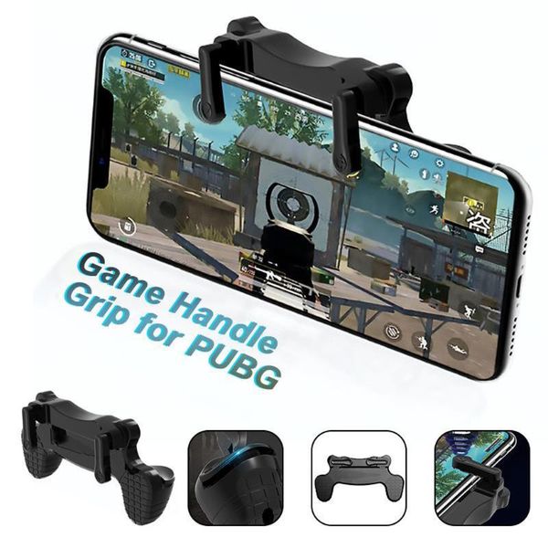 

3 gears pubg game controller 6 finger control gamepad game accessories for mobile phone gamepad trigger #lr4