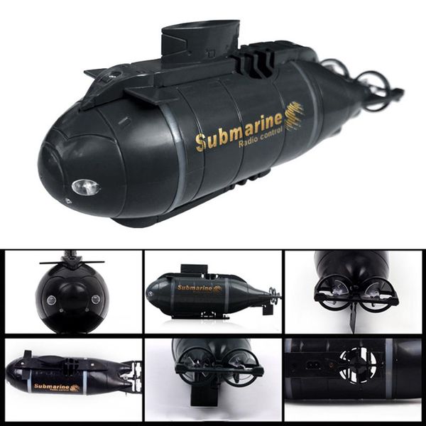 

wireless mini rc submarine ship boat with led light toy gift 6 channels speed boat remote control drone