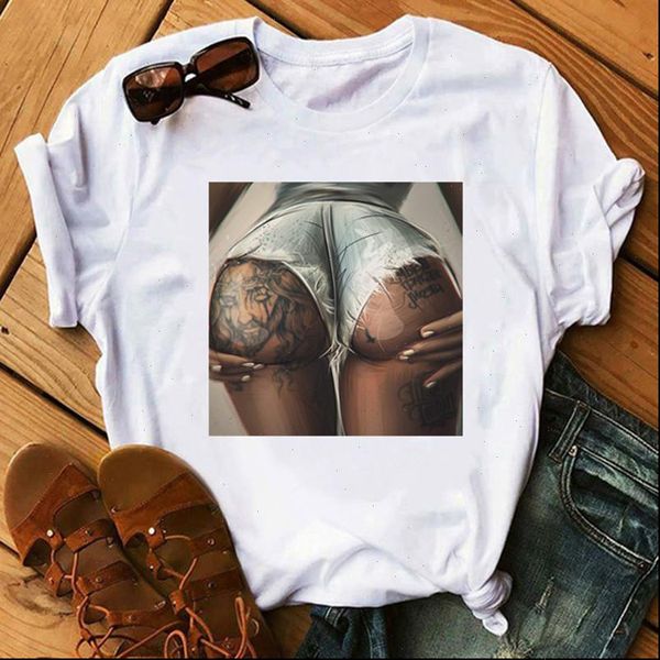 

women clothes summer harajuku girls printed tshirt leisure and comfort female t shirt fashion short sleeves shirts, White