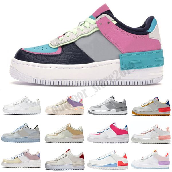 

wholesale 2020 one shadow 1 shoes mens women utility white black orange red trainer flax wheat blue pink off women sports sneakers