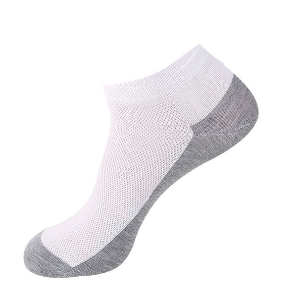 

summer men and women sports solid color breathable cotton men's women's boat fashion wild shallow mouth socks white, Black