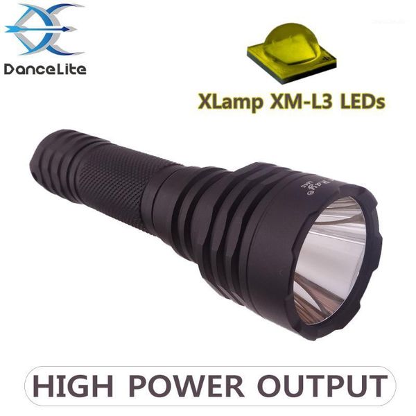 

flashlights torches arrivals 1860lm m45 xlamp xm-l3 leds high power output led , dtp, 5a driver, ar-coated lens1