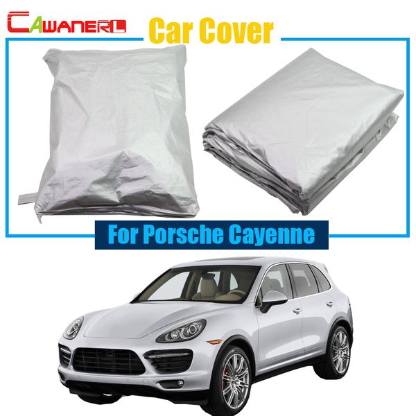 

cawanerl car cover sun shield rain sun snow resistant cover anti-uv shade dustproof car-cover for