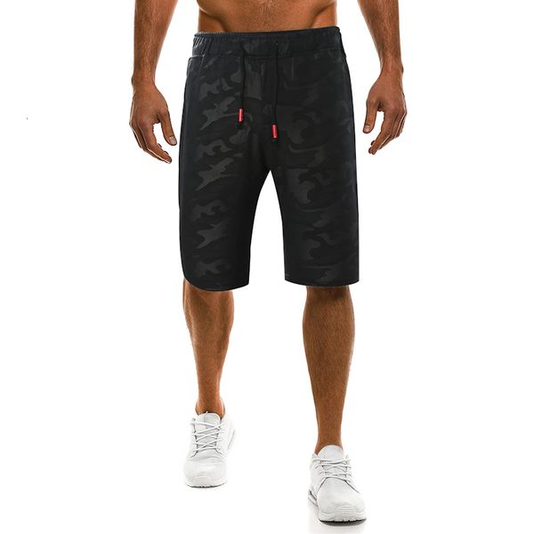 

new summer fashion camouflage print casual shorts men's oversize five-minute, White;black