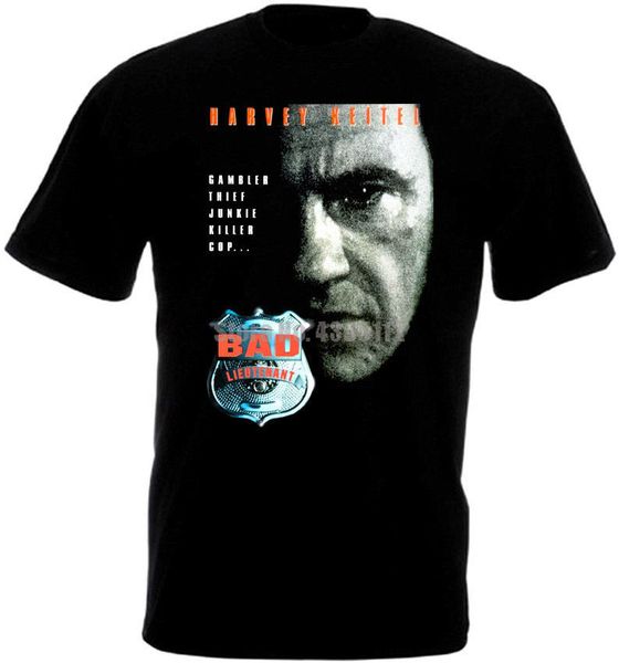 

bad lieutenant movie poster fashion harajuku cool logo black of white black sport hooded sweatshirt hoodie t shirt