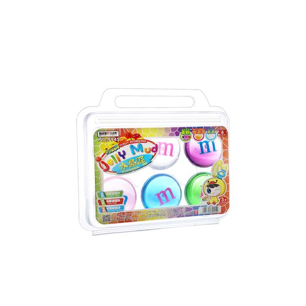

factory directly selling 6 color popular crystal slime toys for kids