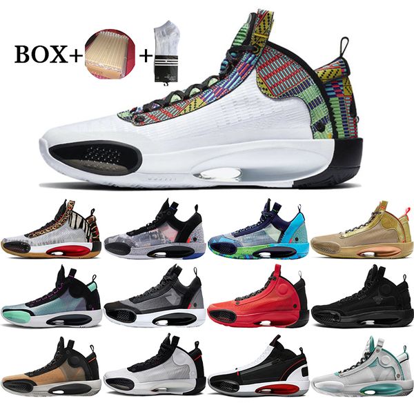 

2021 new arrival 34 34s jumpman basketball shoes cny black royal heritage chicago wrapping paper amber rise sport outdoor men sneakers 40-47, White;red