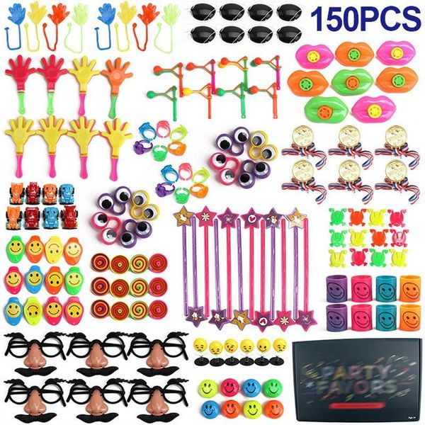 Bomboniere Compleanno Pinata Fillers Classroom Treasure Box 150 Pcs Premi Forniture per giochi Piccoli giocattoli sfusi Bomboniere regalo1