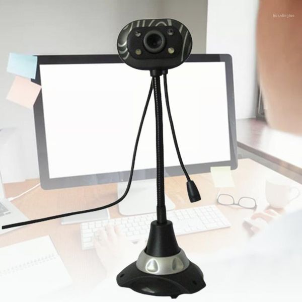 

webcams usb deskhd web camera built-in night led lights for computer pc lapvideo recording/call1