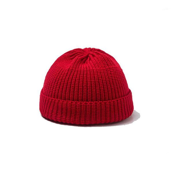

beanies solid color short knitted hats women for winter breathable men landlord hat casual lady beanies1