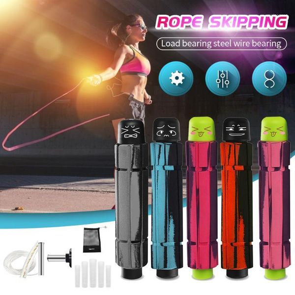 

jump ropes skipping rope with ball bearings rapids speed cable exercise equipment1