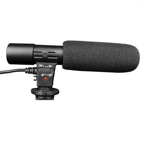 

3.5mm slr camera dv stereo microphone pgraphy interview news recording microphone1