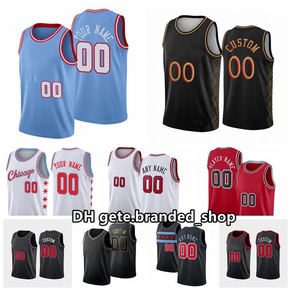 

custom print basketball coby white jerseys tomas satoransky kris dunn chandler hutchison ryan arcidiacono denzel valentine man woman youth, Black;red