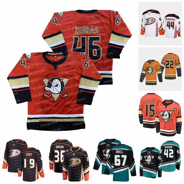 

46 trevor zegras jersey troy terry ryan getzlaf sonny milano kevin shattenkirk cam fowler isac lundestrom adam henrique drysdale hampus lind, Black