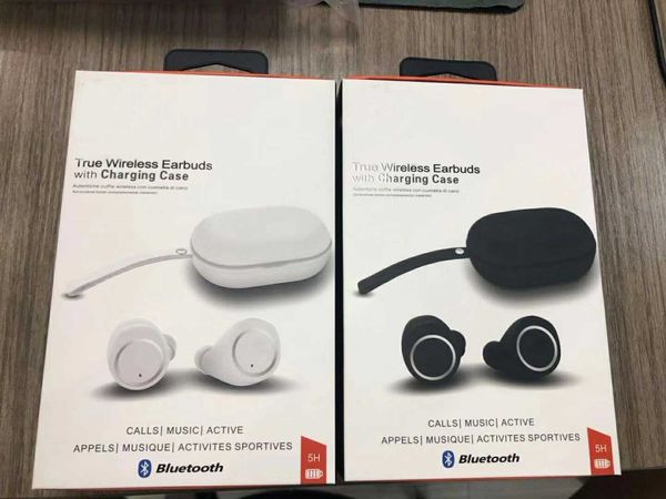 

famous stylist wireless bluetooth ear buds tws headphone designers earphones new style charging box headset 2 color available
