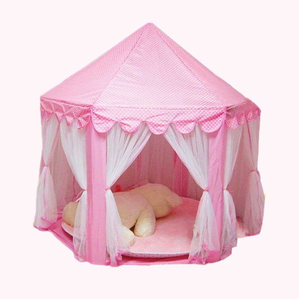 Portable Princess Castle Tenda da gioco Attività Fairy House Divertimento Playhouse Tenda da spiaggia Bambino che gioca Giocattolo Regalo per bambini LJ200923