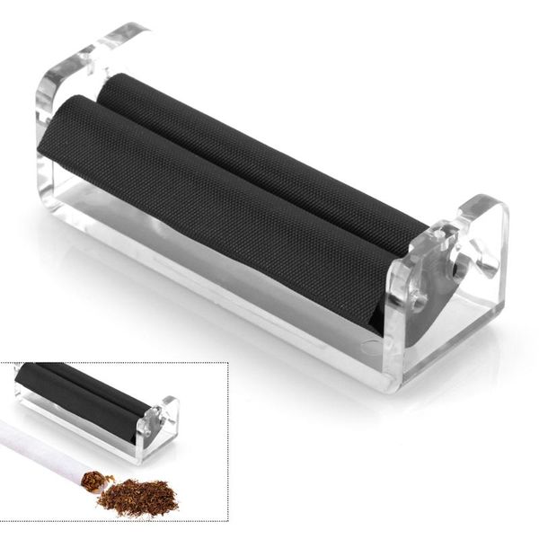 

simple plastic cigarette rolling machine roller for rolling paper hand tools cigarette maker