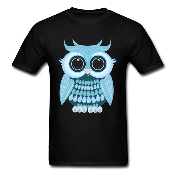 

baby blue owl quality tees cute owl printed on boys customized student plus size sweatshirt hooded sweatshirt hoodie men t shirt