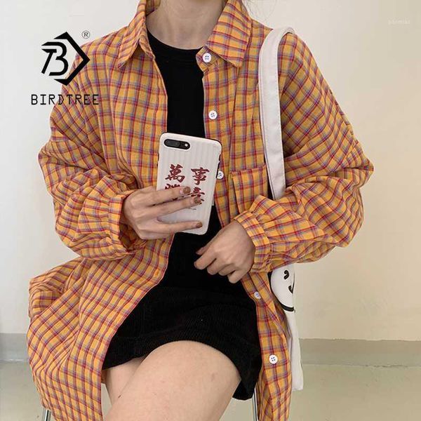 

autumn new arrival women vintage oversized plaid green shirt batwing sleeve blouse casual loose feminina blusa t06542f1, White