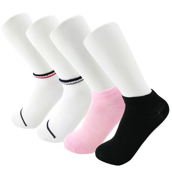 

1 pair men crew socks business casual short comfortable soft ankle socks stripe summer male casual breathable boy, Black