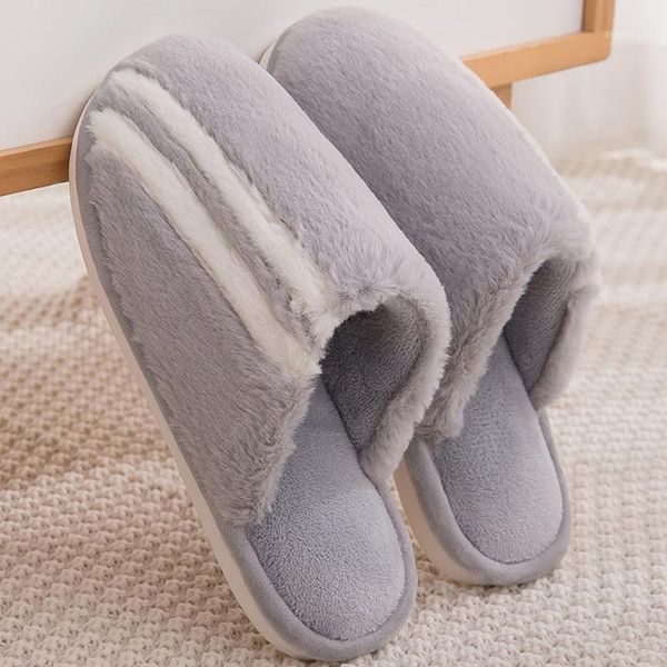 

home slippers for women fashion design mixed colors female slippers indoor super comfy fur non slip1, Black