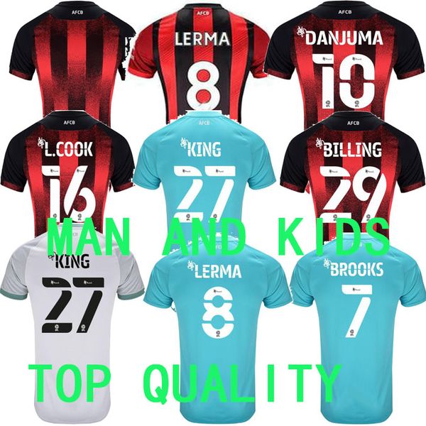 

20 21 danjuma soccer jersey home away third 2020 2021 camisetas de fútbol king brooks billing .cook lerma football shirts thailad, Black;yellow