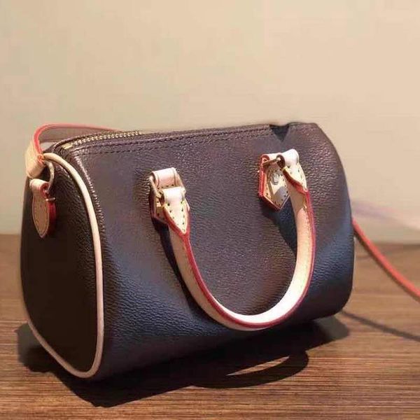 

the new 2020 fashion genuine leather handbags handbag boston pillow bucket bags woman one shoulder strap