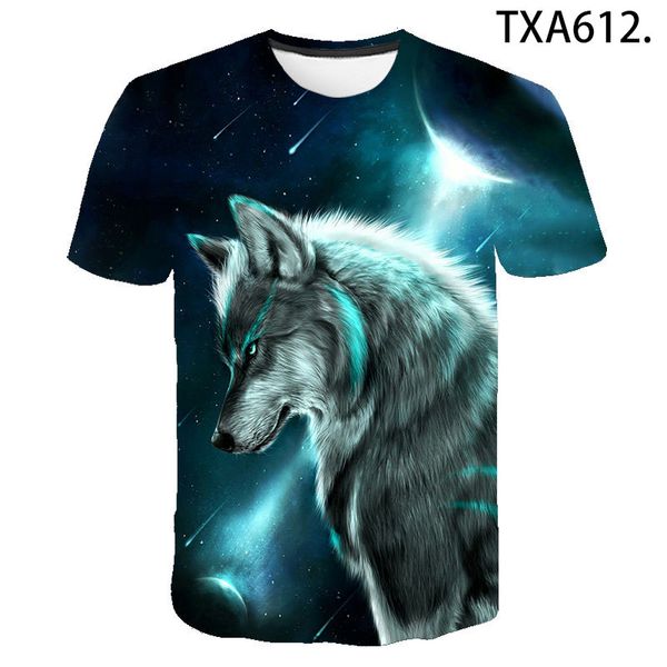 

wolf 3d boy girl printed cool 3d print shirts oversized anime funny men clothing