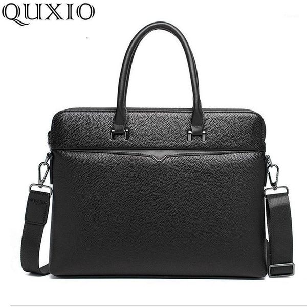 

2020 new retro trend business travel special briefcase pu leather handbag can hold 15 inch lapyl011
