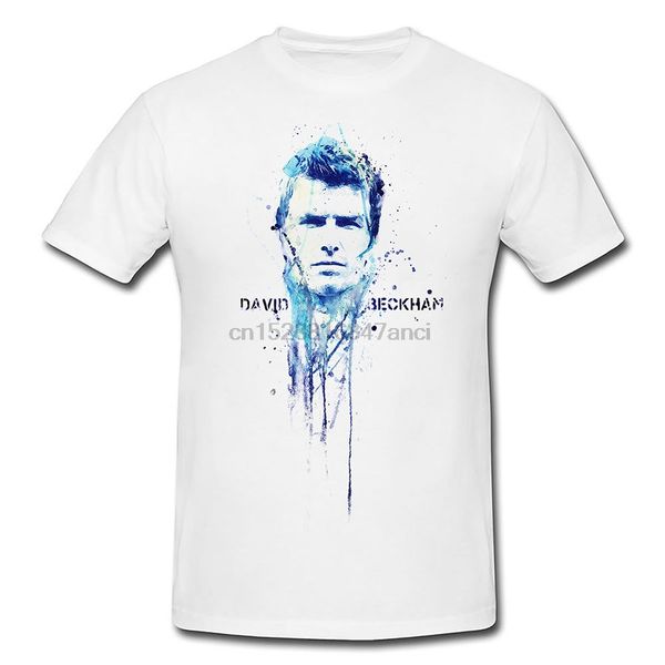 

white motiv david beckham ii_art aus paul sinus art aquarelle football cool casual pride men 1 sport hooded sweatshirt hoodie t shirt