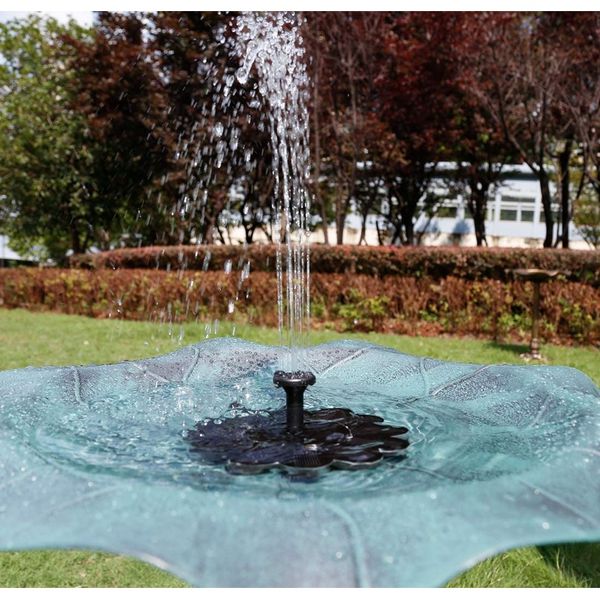 

solar powered water fountain outdoor pool pond birdbath submersible water pump fountain spray solar powered h wmthau