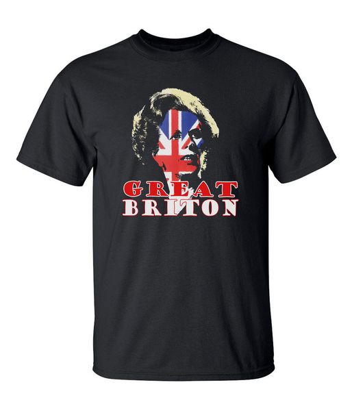 

casual printing tee margaret thatcher homme politique hommage super briton bleu man sport hooded sweatshirt hoodie men t shirt