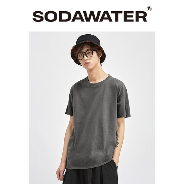 

soda | 2020 spring / summer 180g versatile men's cylinder short sleeve t-shirt basic, White