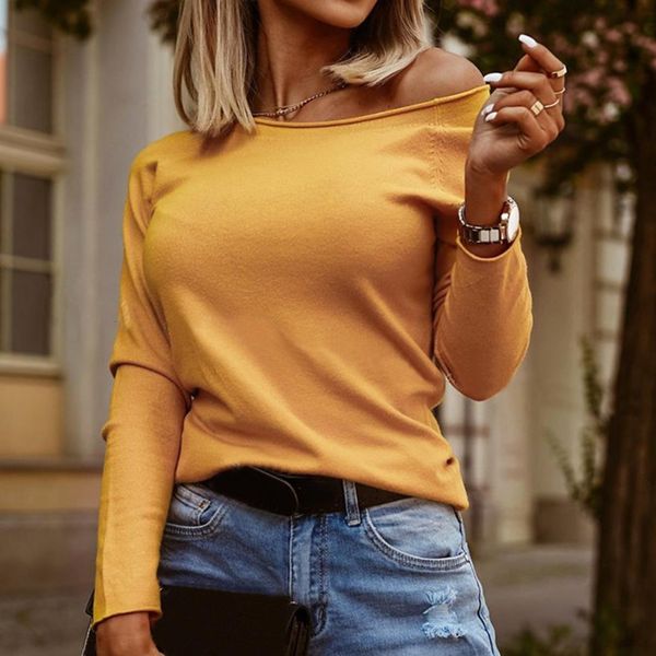 

women knitting sweater long sleeves o neck female short casual solid fashion thin solid pullover ladies winter sweaters, White;black