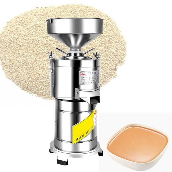 

small tahini peanut butter making machine colloid mill