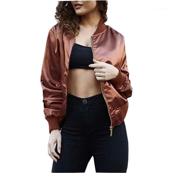 

2018 jacket women new fashion style stand neck quick sell autumn and spring women's coats jackets selling vestidos ony01011, Black;brown