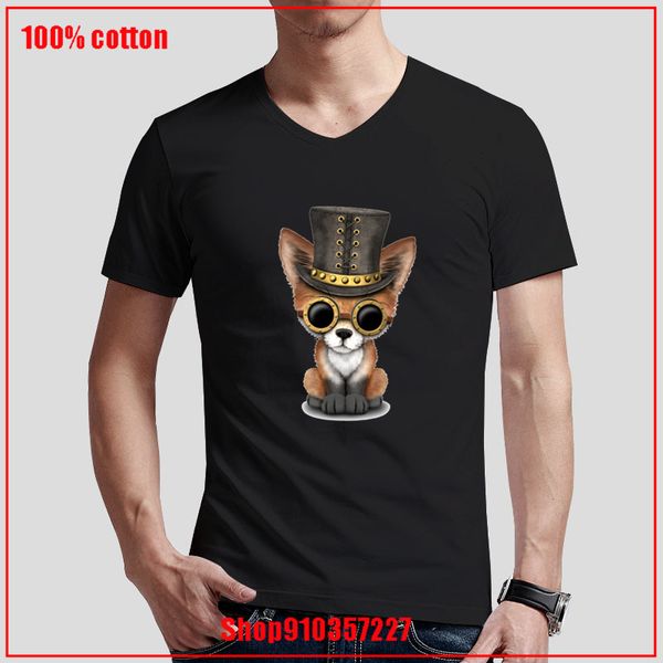 

steampunk baby red fox for men big size cartoon hombre camiseta tees summer comfortable all sport hooded sweatshirt hoodie t shirt