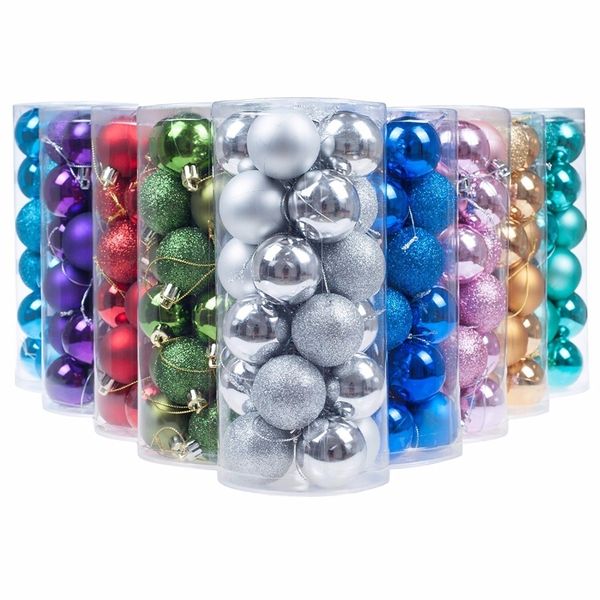 

24pcs/lot tree ball bauble hanging christmas party home ornament gift box decoration 001