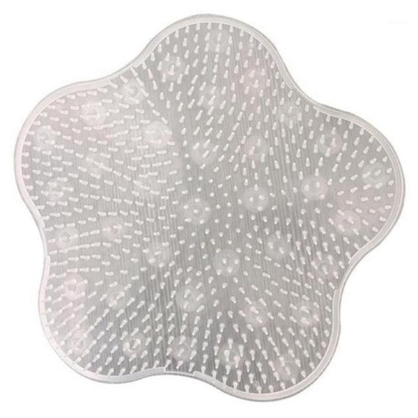 

silicone bathroom massage mat foot back massage cushion non-slip foot wash pad1