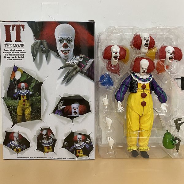 

neca it pennywise action figure joker stephen king it clown figures toys pennywise figure gift for halloween horror gift 18cm 1008