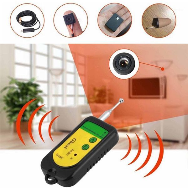 

Signal Detector Wireless Signal RF Tracer Mini Camera Finder 100-2400 MHZ GSM Alarm Device Radio Frequency Check Ghost Sensor1
