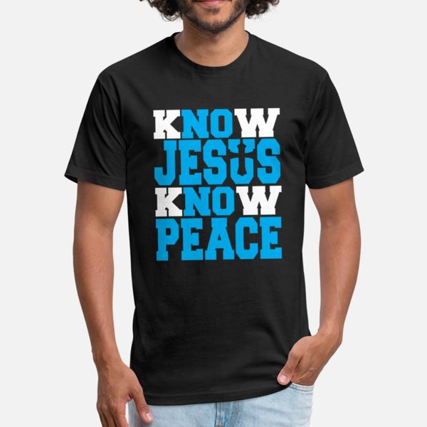 

know jesus know peace t shirt anime trendy tracksuit hoodie sweatshirt