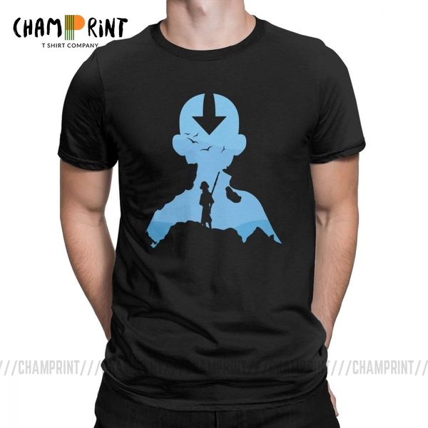 

funny aang t-shirts for men o neck pure t shirts avatar the last airbender short sleeve tees gift idea sport hooded sweatshirt hoodie