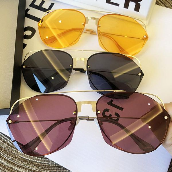 

cat hollow alloy unique glasses brand oversized eye black vintage metal sunglasses red aviation men women sun eyewear yellow lbqkk, White;black