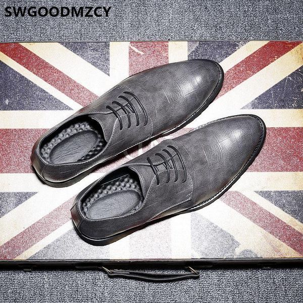 

dress shoes formal men office coiffeur oxford for brown italian brand classic zapatos hombre ayakkabi1, Black