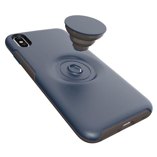 

with logo symmetry mobile phone protective pop cover for iphone xs max scalable grip stand cellphone case with retail packet ing